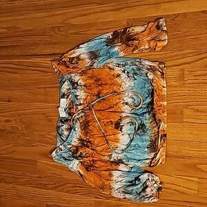 Vintage Havana, Tie Dye, Short Sleave Shirt. Women's Medium.